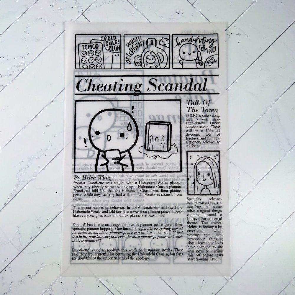 TheCoffeeMonsterzCo TCMC The Times Newspaper Vellum